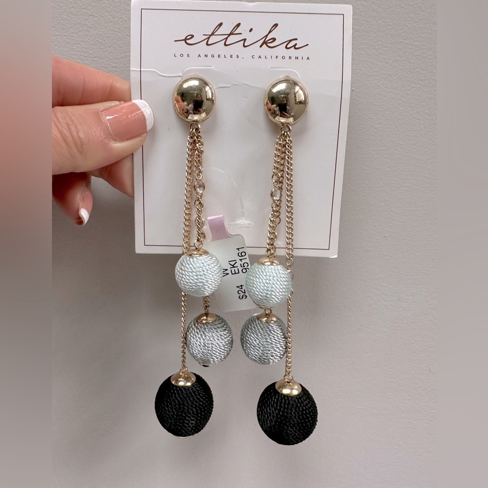 Brand new beautiful long earrings